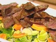 Papaya-Steak-Salat - Rezept