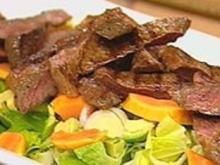 Papaya-Steak-Salat - Rezept
