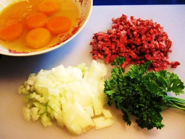 Rezept: Ungarische Rühr-Eier .... Bild Nr. 3 Ungarische Rühr-Eier .... - Rezept - Bild Nr. 3