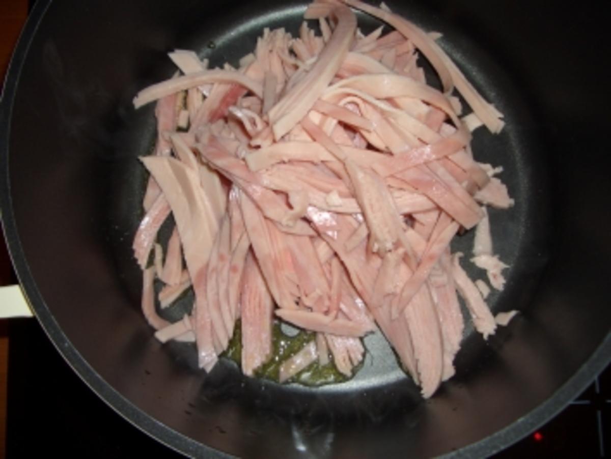 Spaghetti mit Erbsen und Schinken - Rezept - Bild Nr. 2