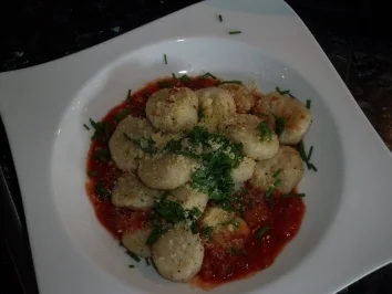 Hüttenkäse-Gnocchi - Rezept - Bild Nr. 9
