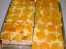 Blechkuchen mit Marillen (Aprikosen) - Rezept