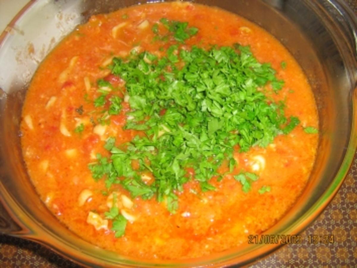 Spaghetti  mit Tomaten-Calamari-Soße - Rezept - Bild Nr. 7