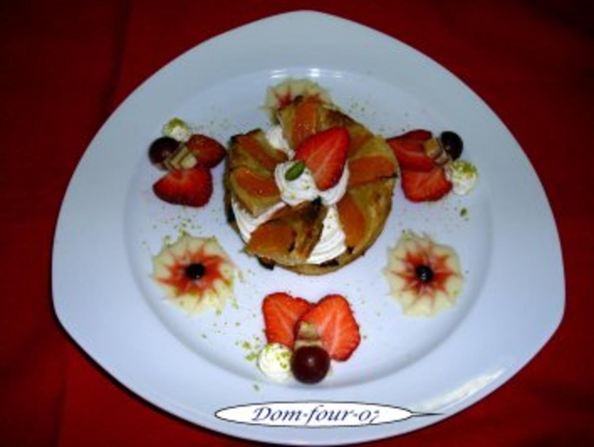 Aprikosen-Blätterteig-Dessert - Rezept