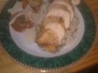 Hühnerbrustfilet auf Parmesan-PilzRisotto - Rezept