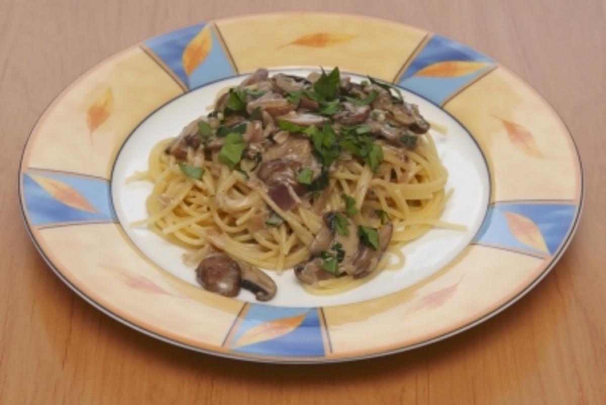 Champignonsoße für Spaghetti - Rezept Durch PeterNRW