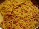 Rezept: Ziegenkäse-Carbonara Ziegenkäse-Carbonara - Rezept