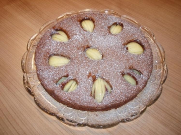 Birne-Helene-Kuchen - Rezept mit Bild - kochbar.de