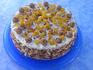 Giotto - Pfirsich - Torte - Rezept