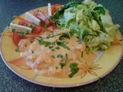 Garnelen in Fetasauce - Rezept