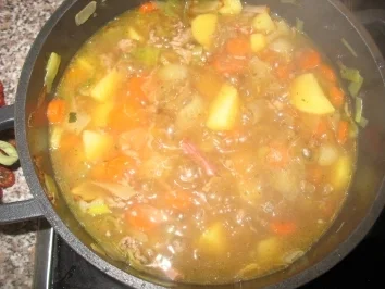 schwäbische kartoffelsuppe - Rezept - Bild Nr. 8