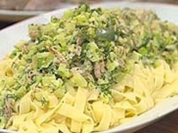 Tagliatelle mit Forelle - Rezept mit Bild - kochbar.de