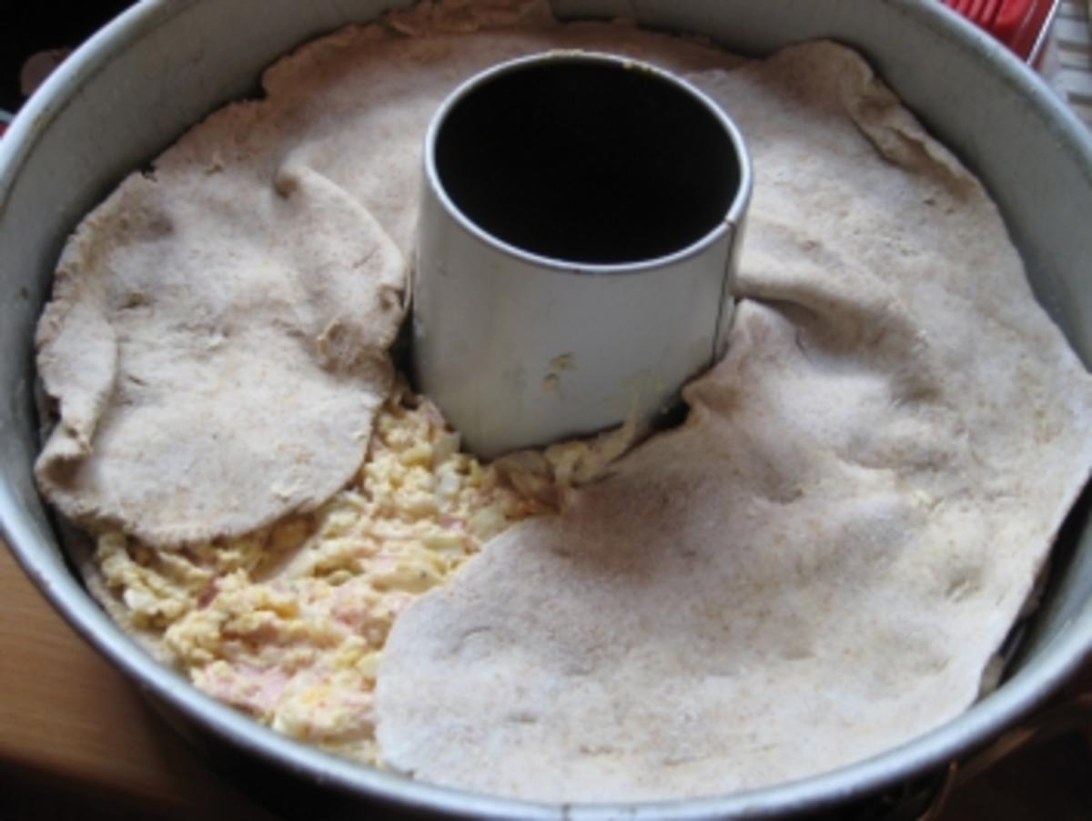 Blätterteig-Bauernbrot-Kuchen  gefüllt - Rezept - Bild Nr. 8