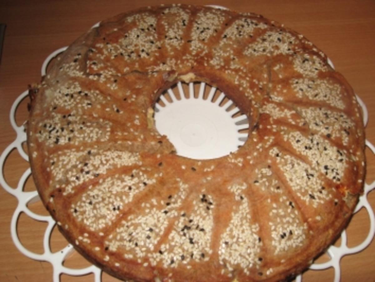 Blätterteig-Bauernbrot-Kuchen  gefüllt - Rezept - Bild Nr. 11
