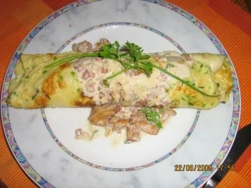 Rezept: Badische Pfifferling - Pfannkuchen Badische Pfifferling - Pfannkuchen - Rezept