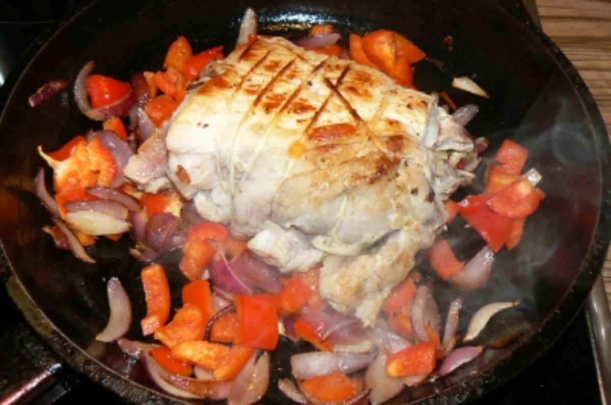 Zigeunerbraten in pikanter Paprikasauce - Rezept