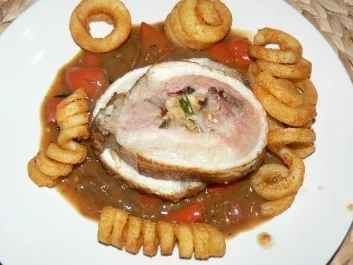 Zigeunerbraten in pikanter Paprikasauce - Rezept