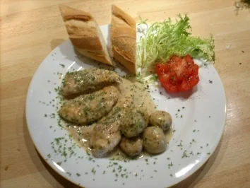 Rezept: Putenfilets in Champagner-Sahne Putenfilets in Champagner-Sahne - Rezept