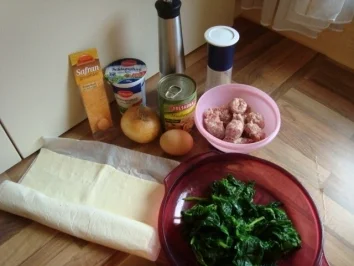 Abendbrot - Brätstrudel auf Safransoße - Rezept - Bild Nr. 2