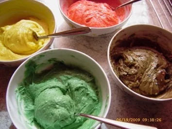 Rezept: Quietschbunte Muffins Bild Nr. 8 Quietschbunte Muffins - Rezept - Bild Nr. 8