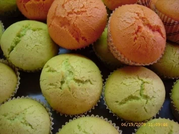 Rezept: Quietschbunte Muffins Quietschbunte Muffins - Rezept