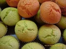 Quietschbunte Muffins - Rezept