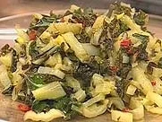 Mangold aus der Pfanne - Rezept