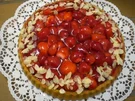 Rezept: Erdbeerkuchen mit Mandeln Erdbeerkuchen mit Mandeln - Rezept