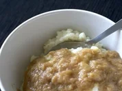 Vanillemilchreis mit Rhabarberkompott - Rezept