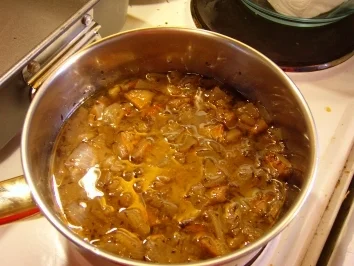 Rezept: Apfel - Thymian - Ente, mit Rotkohl und Böhmischen Knödeln Bild Nr. 5 Apfel - Thymian - Ente, mit Rotkohl und Böhmischen Knödeln - Rezept - Bild Nr. 5