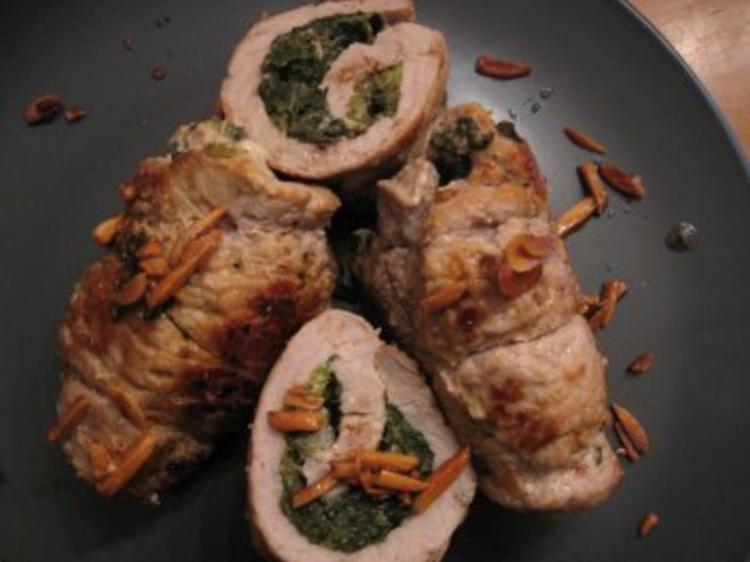 Involtini mit Spinat-Frischkäse-Füllung - Rezept - kochbar.de