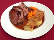 Kalbshaxe mit Kartoffelgratin - Rezept - Bild Nr. 9