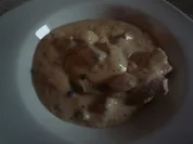 Rahmgeschnetzetes mit grünem Pfeffer - Rezept