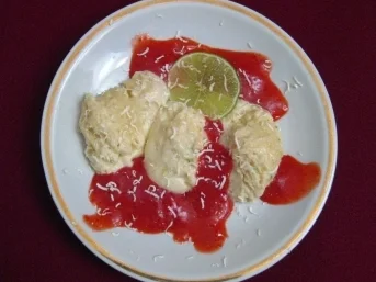 Grießflammeri mit frischem Erdbeermus - Rezept