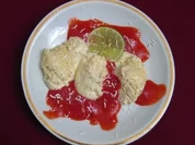 Rezept: Grieรflammeri mit frischem Erdbeermus Grieรflammeri mit frischem Erdbeermus - Rezept