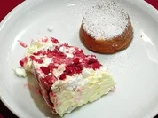 Nuages aux Framboises und Himbeer-Clafoutis - Rezept