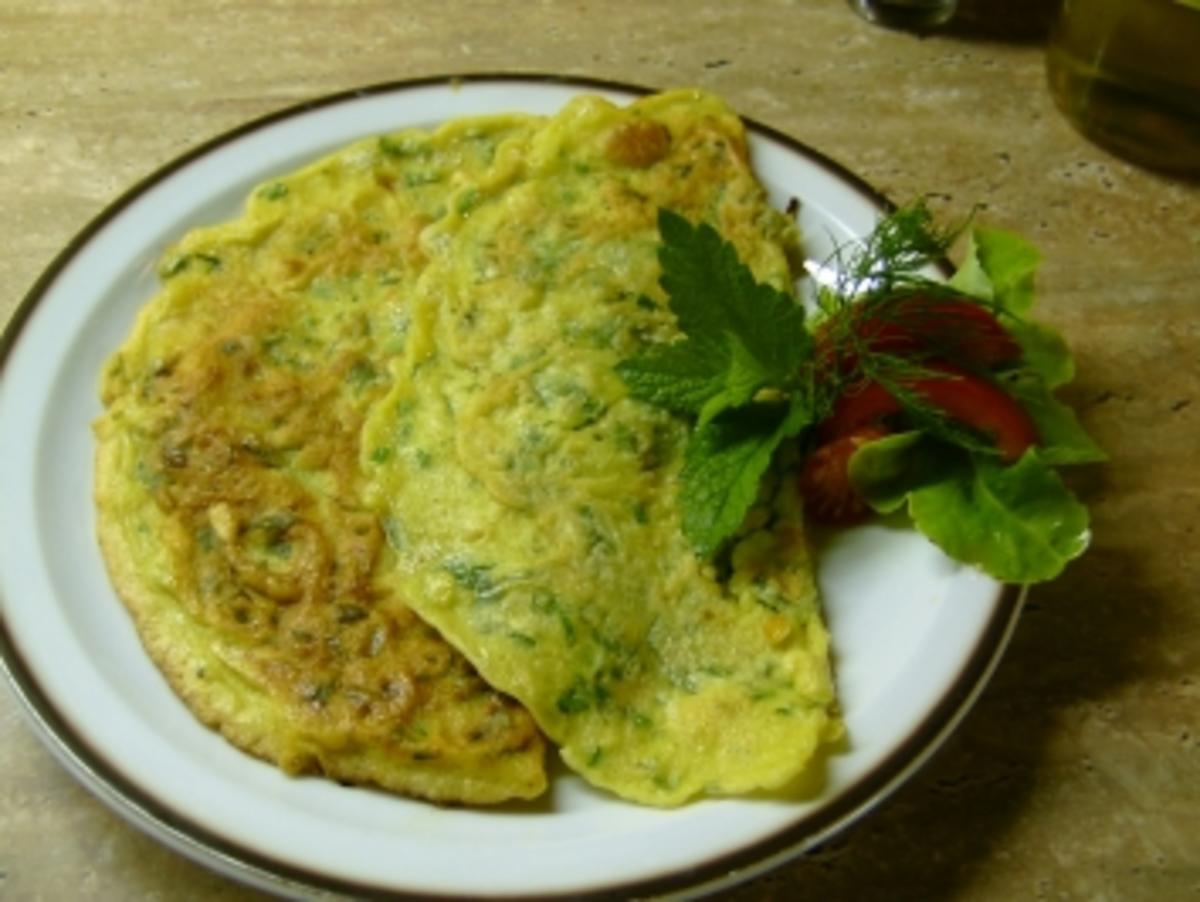 Kräuterpfannkuchen - Rezept mit Bild - kochbar.de