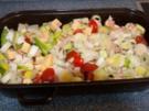 Kartoffelauflauf mit gekochtem Schinken - Rezept