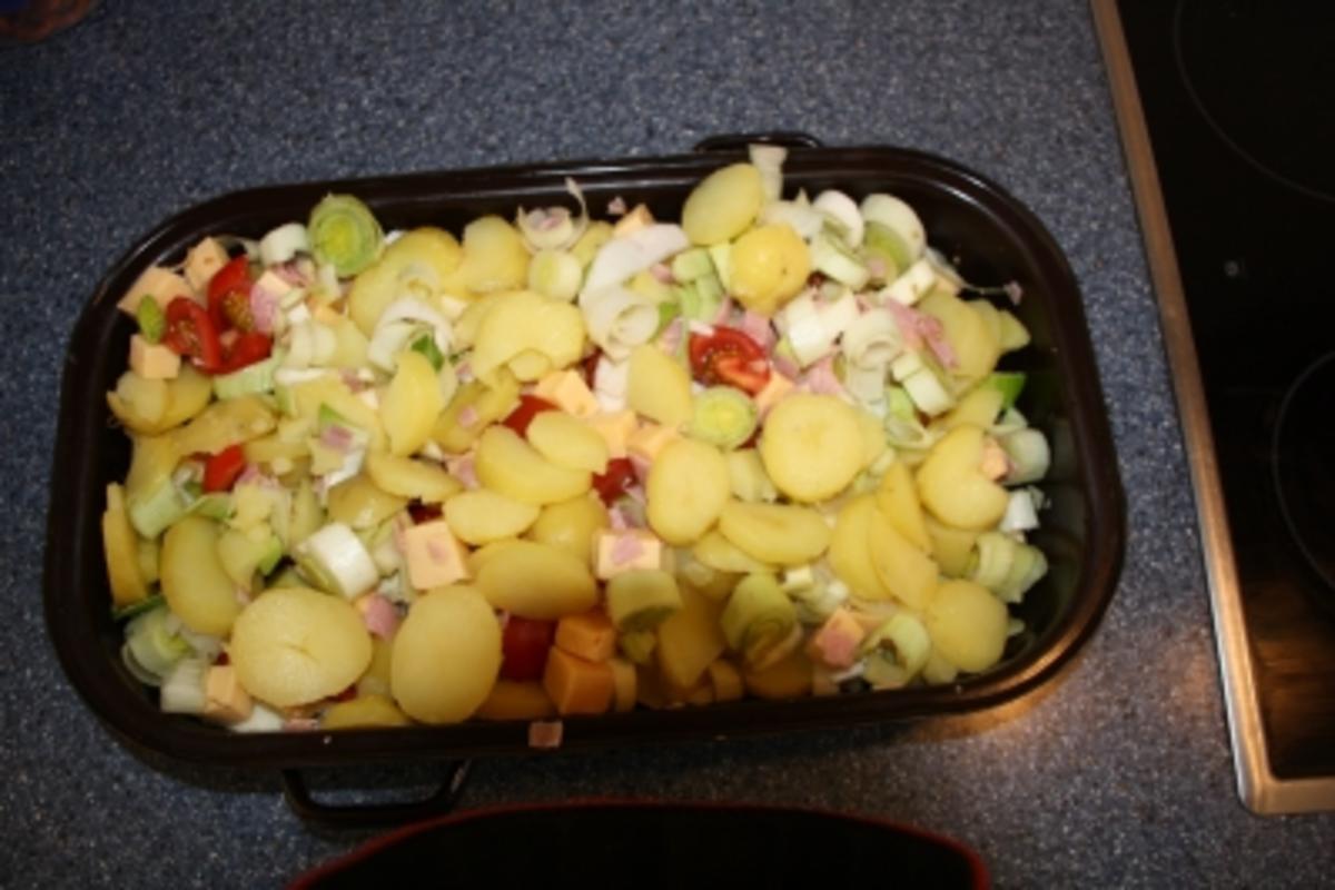 Kartoffelauflauf Mit Gekochtem Schinken Rezept Kochbar De