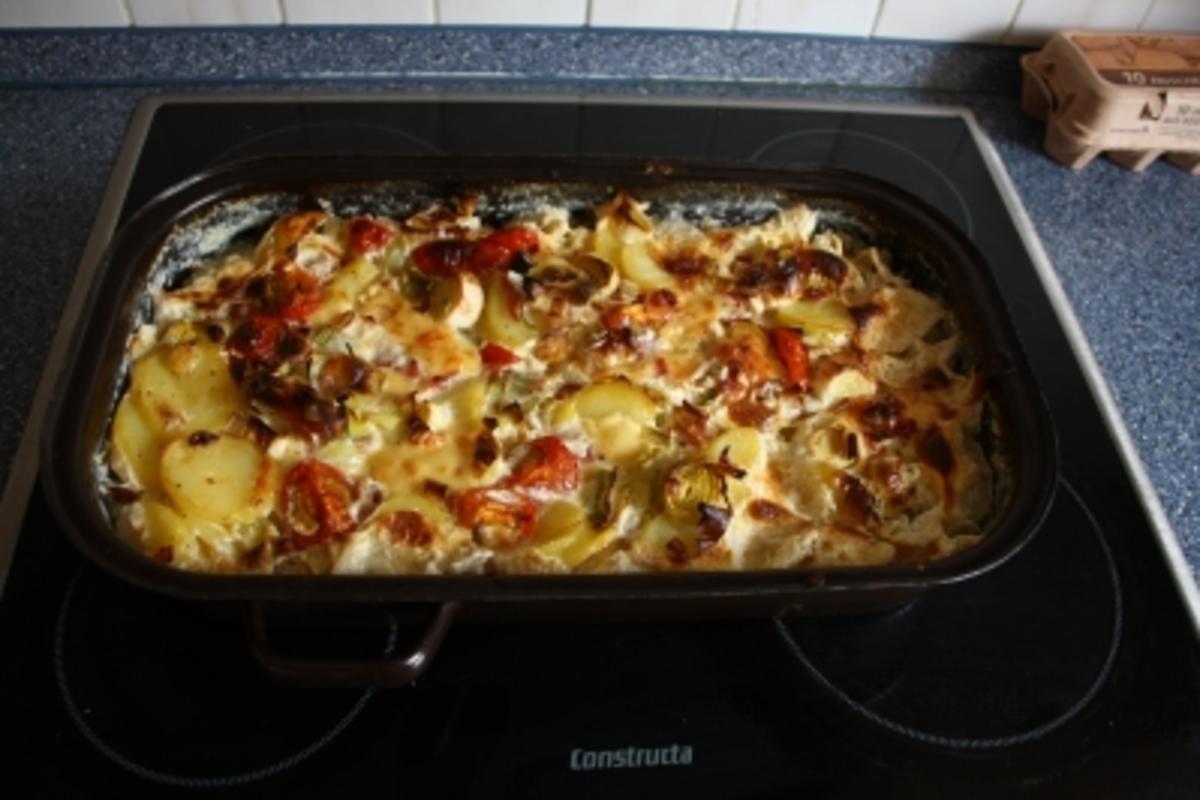 Kartoffelauflauf mit gekochtem Schinken - Rezept - Bild Nr. 3