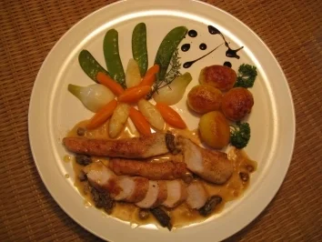 Kaninchenrückenfilet an Morchelsauce - Rezept - Bild Nr. 7