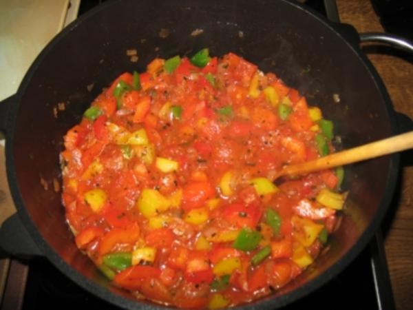 Feuriges Paprikagemüse - Rezept mit Bild - kochbar.de