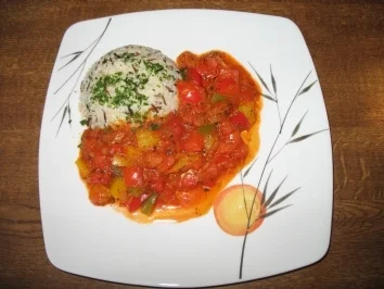 Feuriges Paprikagemüse - Rezept