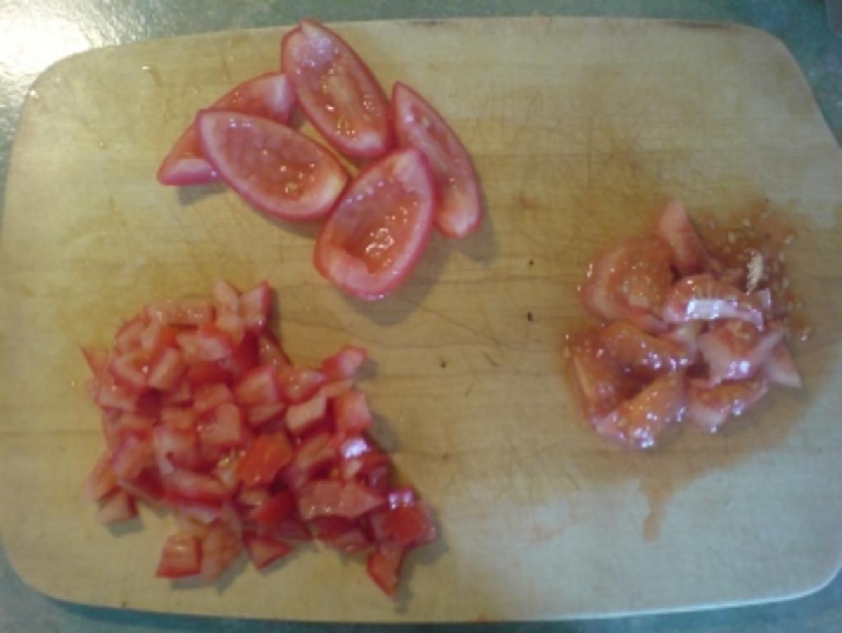 Puten-Pfanne mit Paprika-Tomaten-Sahne - Rezept - Bild Nr. 4