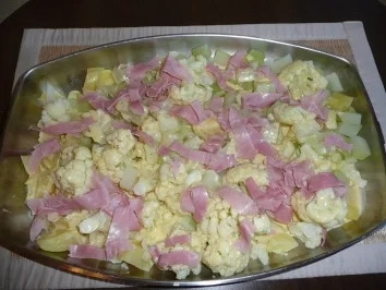 Blumenkohl/Kohlrabi-Auflauf - Rezept - Bild Nr. 3