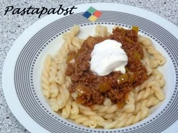 Rezept: Hackfleisch - Pasta -Topf Bild Nr. 5 Hackfleisch - Pasta -Topf - Rezept - Bild Nr. 5