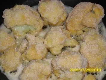 Gemüse:  Blumenkohlschnitzel - Rezept - Bild Nr. 2