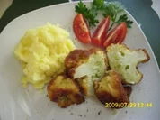 Gemüse:  Blumenkohlschnitzel - Rezept
