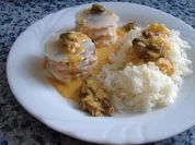 Lasagne von Kohlrabi und Lachs mit Hummersauce und Morcheln - Rezept