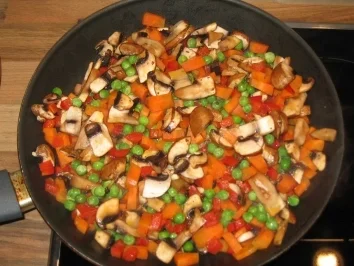 Reis-Auflauf mit Hähnchen - Rezept - Bild Nr. 5